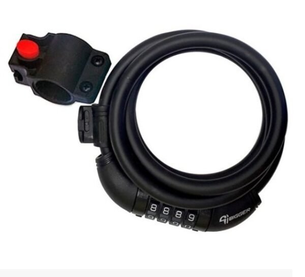 CANDADO BIGGER  CON CONBINACION 10 * 1200 NEGRO 04244-6