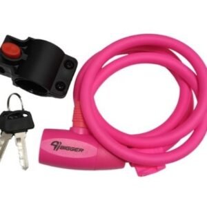 CANDADO BIGGER CON LLAVE 10 * 1200 4242-7 ROSA