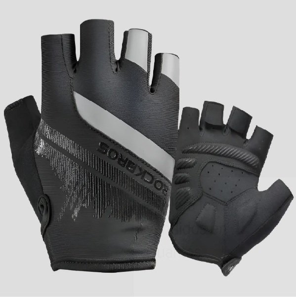 GUANTE ROCKBROS CORTO NEGRO