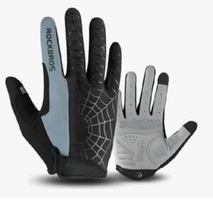 GUANTE ROCKBROS LARGO TECNICO NEGRO-GRIS