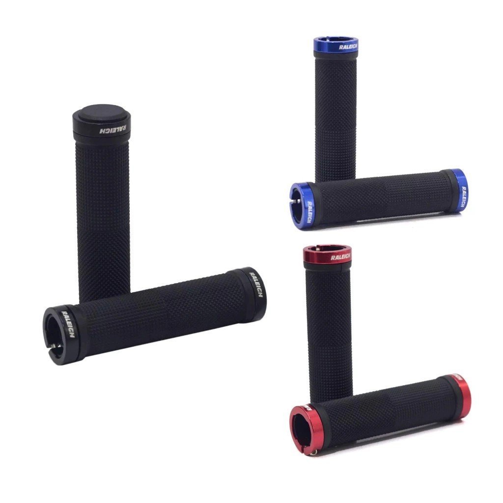 PUñO MTB RALEIGH NEGRO/AZUL/ROJO/BLANCO CON ANILLO